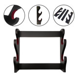 Suporte De Parede Horizontal Para 2 Katanas Mdf Colecionador