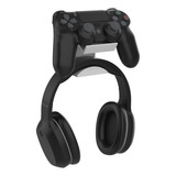 Suporte De Parede P 1 Controle Xbox One Ps4 Ps3 E Headset