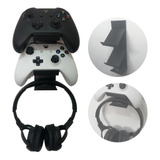 Suporte De Parede P 2 Controle Ps4 Ps3 Xbox One Headset