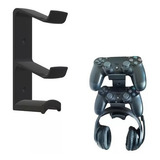 Suporte De Parede P 2 Controle Xbox One Ps4 Ps3 Headset