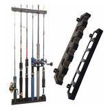 Suporte De Parede Para 6 Varas Cardume Baitcasting Eva