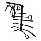 Suporte De Parede Para Puxador Barra Cross Over Academia