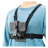 Suporte De Peito Torso Para Celular Câmera Gopro Ajustável Peitoral 360 Tomóvi