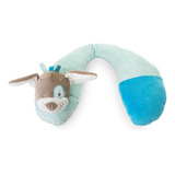 Suporte De Pescoço Para Cadeirinha Cachorro Azul Kababy