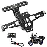 suporte placa licenca motocicleta eliminador universal traseira suporte placa licenca arrumado compativel tracer tracer