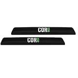 Suporte De Teto De Carro Aero Para Prancha De Surf Caiaque SUP Snowboard Prancha De Surf Paddle E Canoa Para Bares Aerodinâmicos Estreitos E Planos 48 Cm Preto