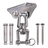 Suporte De Teto Giratório Cadeira Balanço Rede Aço Inox