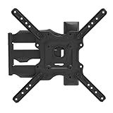 Suporte De TV Articulado De Parede- Função Avanço E Recuo- Giro Horizontal De Até 90-- VESA 100x100 A 400x400mm- 26- A 75-- Preto- A02V4N- ELG
