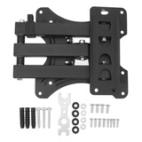 Suporte De Tv Preto Swivel Tilt Steel Suporte De Parede Dobr