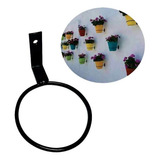 Suporte De Vaso Pendurar Planta Na Parede Gancho 12cm 3pc