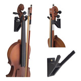 Suporte De Violino Para Parede (preto/branco) Cor Preto