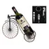 Suporte Decorativo Vinho Adega Mesa Bike Rodão + Saca Rolha 