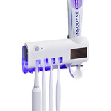 Suporte Dipenser Com Esterilizador Uv Porta Escova E Pasta D