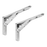 Suporte Dobrável Par Tampo Mesa Mão Francesa 25cm C gatilho