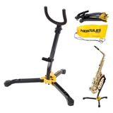 Suporte Dobravel Para Saxofone Alto Tenor Hercules Ds530bb