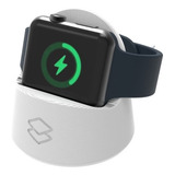 Suporte Dock Base Relógios Compatível Applewatch Carregar Cor Branco
