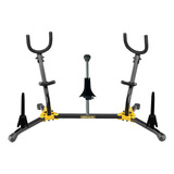 Suporte Duplo Combinado Para Sax flauta clarinete Hercules