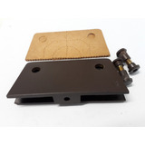 Suporte Duplo Horizontal Para Vidros Blindex 3002 Marrom