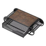 Suporte Elevado Para Monitor De Computador Com Gaveta