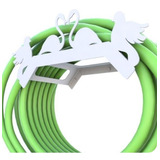 Suporte Enrolador De Mangueira De Jardim Passaro Branco