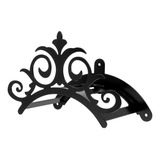 Suporte Enrolador Mangueira Jardim Classico Preto
