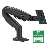 Suporte Ergonômico Articulado De Mesa Com Pistão A Gás Para Monitor tv televisão De 17 A 35 ELG F80n