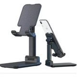 Suporte Ergonômico Portátil E Ajustável Para Celular De Mesa