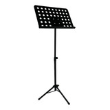 Suporte Estante Partitura Furadinha Pedestal Tripé Musico