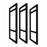 Suporte Estilo Industrial P Prateleira Parede Preto 3pçs