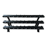 Suporte Expositor De Dumbbell Redondo Para 15 Pares Estante