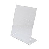 Suporte Expositor Display De Brincos Piercing Joias Bijuterias E Semijoias De Acrílico Transparente Com 72 Furos