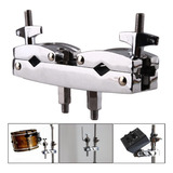 Suporte Extensor Clamp Duplo Bateria Percussão Tons Ferragem