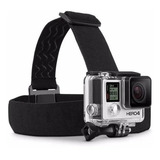 Suporte Faixa Elástica De Cabeça Ajustável Strap Mount Gopro