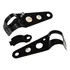 Suporte Farol Moto Preto Univer. 33-48mm Cafe Brat Custom G