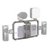 Suporte Filmagem Celular Universal Smallrig Encaixe Led Mic
