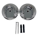 Suporte Flange Varias Cores Para Varão 19 E 28 Mm Kit Par