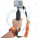 Suporte Flutuante Para Câmera De Ação Alça De Segurança Com Núcleo De Aço Para GoPro Sony Insta360 Olympus Akaso Filmadora Subaquática Mergulho Surfe Snorkel Rafting Caiaque Mergulho