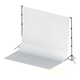 Suporte Fundo Infinito Branco 3x3 Bolsa 15 Presilhas