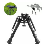 Suporte Giratório De Caça Ajustável Bi Pod De Rifle Dobrável