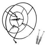 Suporte Giratório Mangueira Jardim 50 Metros Reforçado Black