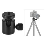 Suporte Giratório Para Tripé Mini Ball Head Com 1 4 De Rosca