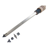 Suporte Goiva Formão P Madeira 5 Insertos Metal Duro