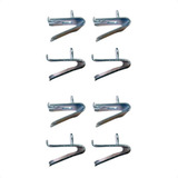 Suporte Grade Prateleira Metalfrio Imbera Hussmann 8 Peças