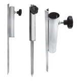 Suporte Guarda Sol 49 Cm Cantoneira Reforçado Tubo Manípulo