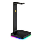 Suporte Headset Corsair St100 3 1 Hub Virtual 7 1 Rgb 3 usb
