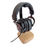 Suporte Headset Fone De Ouvido Headphone Gamer Base Madeira