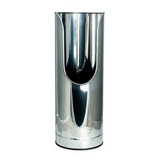 Suporte Inox Luxo De Chão Para Extintor Pó 4kg 6kg   Batom