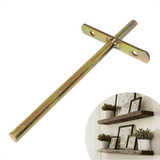 Suporte Invisível Para Prateleira 06 Pçs Parafuso Bucha 25cm