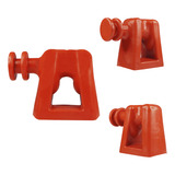 Suporte Isolador Sipa Para Ancoragem 50 Unidades Laranja