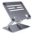 Suporte Laptop Stand Dj Notebook Macbook Dobrável Ajustável Cor Cinza